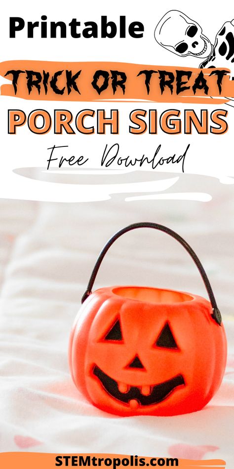 Put trick or treat night on autopilot with these Free printable Halloween candy signs.  Let kids know to just take one, that you're out of candy, or that you've gone trick or treating yourself.  Several styles for you to download and print.  Enjoy your Halloween this year with these free signs! Halloween Candy Signs Printable, Halloween Candy Signs Take One, Trick Or Treat Sign Printable, Halloween Candy Sign, Printable Signs Free, Pirate Signs, Trick Or Treat Sign, Halloween Word Search, Free Printable Halloween