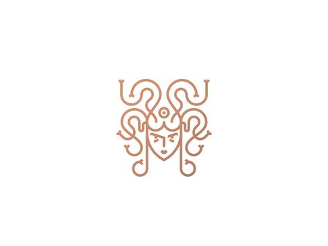 Medusa by Dalibor Pajic on Dribbble Medusa Tattoo Design Minimalist, Tiny Medusa Tattoo Minimalist, Medusa Minimalist Tattoo, Minimalist Medusa Tattoo, Minimalistic Medusa Tattoo, Tiny Medusa Tattoo, Greek Art Tattoo, Florence Tattoo, Greek Images