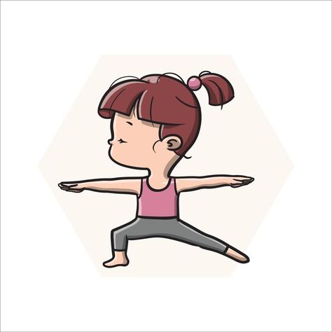 Workout Cartoon, Yoga Cartoon, Warrior Yoga, Yoga Stickers, Sketchbook Challenge, Daily Cartoon, Yoga Burn, Yoga Pictures, Doodle Cartoon