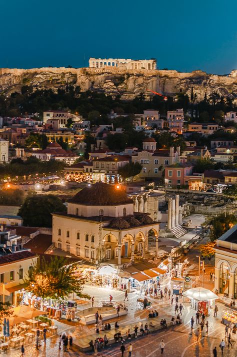 10 rooftop bars in Athens, Greece you must visit! - The Beach Muse Athens Greece Beaches, Athens Beach, Italy Culture, Athens City, Greece Beach, Best Rooftop Bars, Rooftop Bars, Greece Vacation, Explore Italy