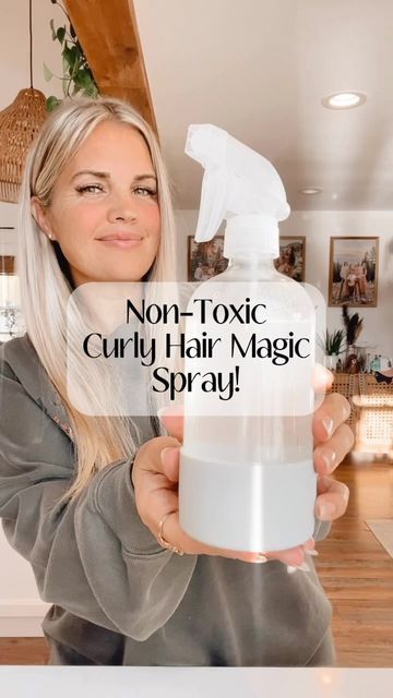 Diy Heat Protection Spray For Hair, Hair Oil For Healthy Hair, Diy Curl Spray, Curl Refresher Spray Diy, Diy Curl Refresher Sprays, Homemade Hair Volumizer, Homemade Hairspray, Texture Spray For Hair, Clean Hair Products