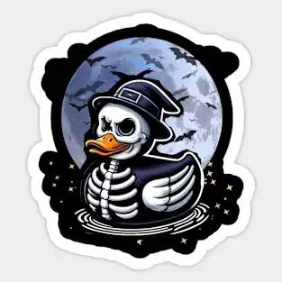 Spooky Rubber Duck Halloween Skeleton - Duck Halloween Skeleton - T-Shirt | TeePublic Halloween Skeleton, Halloween Skeletons, Rubber Duck, Skeleton, Halloween, T Shirt