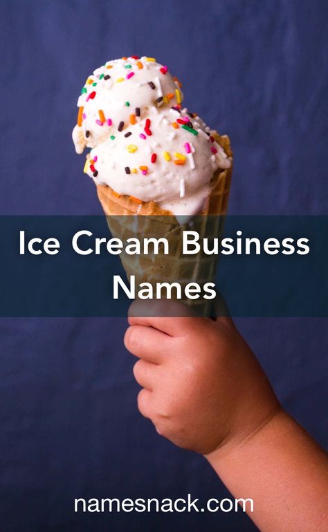 Ice Cream Shop Names, Ice Cream Names, Ice Cream Snacks, Ice Cream Place, Ice Cream Logo, Shop Name Ideas, Ice Cream Ideas, Ice Cream Business, Ice Candy