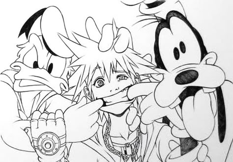 Tetsuya Nomura, Kingdom Hearts Fanart, Sora Kingdom Hearts, Kingdom Hearts Art, Heart Coloring Pages, Moe Anime, Heart Sketch, Kingdom Hearts 3, Heart Drawing