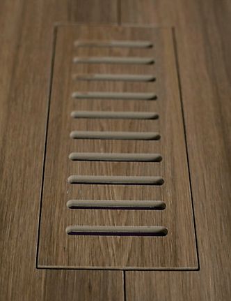 How to makeover your floor register vents | 100 Things 2 Do Floor Register Ideas, Floor Vents Ideas, Floor Vent Covers, Register Covers, Floor Vents, Floor Registers, Diy Flooring, Vent Covers, Porcelain Floor Tiles