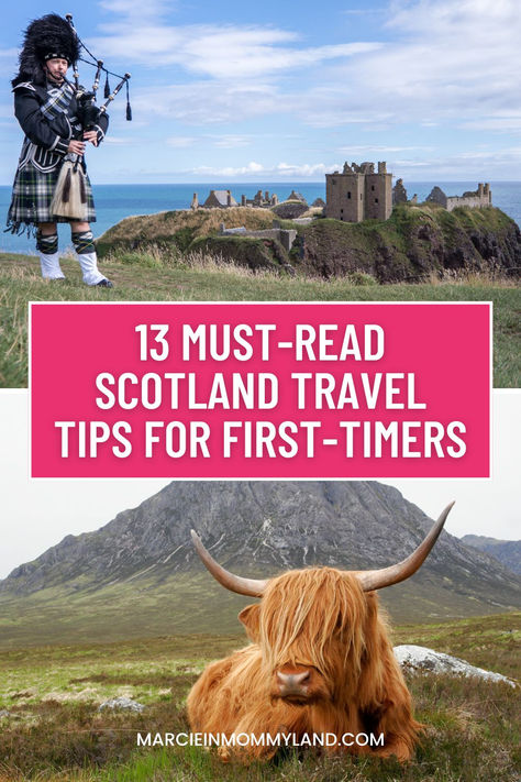 🍂🍻 Embark on your Scottish adventure equipped with our expert travel tips! From booking the right accommodations to catching local music nights, these 13 tips ensure a rich travel experience. Learn the secrets to tackling midges in the Highlands, the joy of a traditional ceilidh, and how to find hidden gems off the beaten path. Plus, tips on using cash and cards. Click to uncover all you need for a magical first visit to Scotland! Visiting Scotland, Scotland Travel Guide, Scotland Vacation, Travelling Tips, Scotland Trip, Places In Scotland, Scotland Tours, Isle Of Arran, Ireland Trip