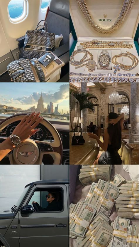 Vision Board Photos Luxury Shopping, Vision Board 2025 Aesthetic Work, Foreign Trip Vision Board, Hobbies Of The Wealthy, Beauty In Mundane, Finance Manager Aesthetic, Manifesting Rich Life, Vision Board Luxury Life, Luxury Lifestyle Women Aesthetic