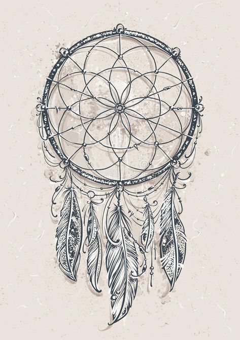 Indian Dream Catcher Tattoos, Dream Catcher Sketch, Atrapasueños Tattoo, Dreamcatcher Drawing, Dream Catcher Vector, Dream Catcher Drawing, Indian Dream Catcher, Native American Tattoo, Dream Catcher Art