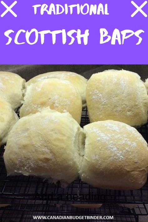 Scottish Dishes, Homemade Buns, Scottish Recipes, Grocery Budget, Bread Serving, Bread Bun, Irish Recipes, British Food, Bread Recipes Homemade