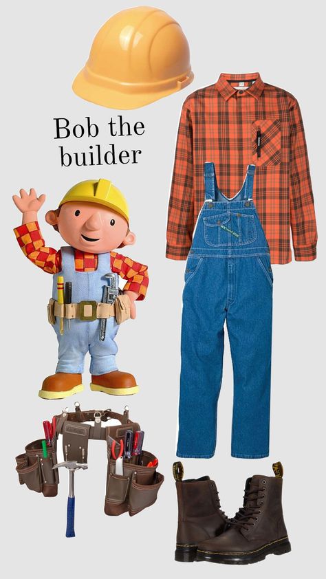 #bobthebuilder Bob The Builder Costume Women, Wendy Bob The Builder, Handy Manny Costume, Bob The Builder Costume, Builder Costume, Handy Manny, Bob The Builder, Halloween 2024, Costumes Halloween