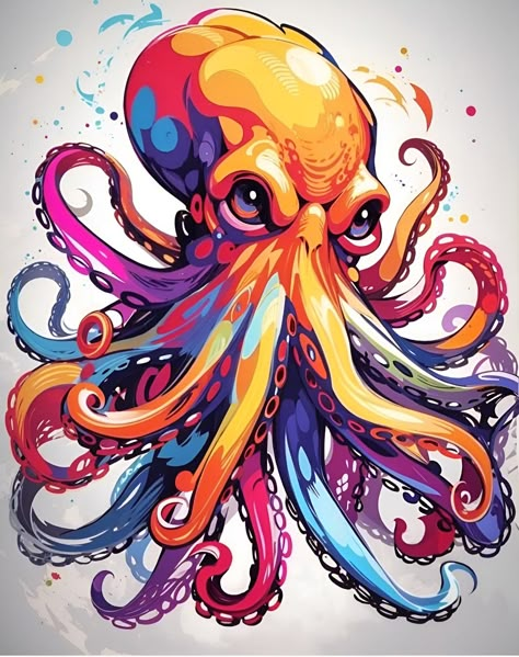 Octopus wall art