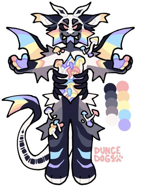 Fluffy Dragon Oc, Standing Art Poses, Wolf Fursona Art, Dino Fursona, Alien Fursona, Fursona Species, Fursona Ref Sheet, Fursona Ideas, Color Pages