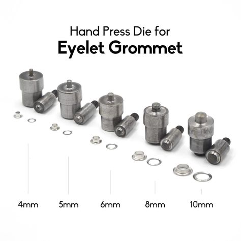 Grommet Tool, Eyelets & Grommets, Press Machine, Brass Material, Custom Boxes, Rivets, Metal Rings, Leather Working, Leather Craft