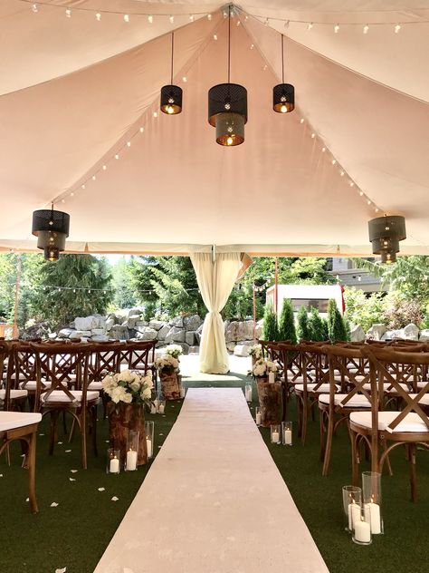 With soothing sounds from the courtyard water feature and views of the surrounding mountains, the Alpine Cabana is the perfect location for spring, summer and fall wedding ceremonies. Courtyard Water Feature, Whistler Wedding, Fall Wedding Ceremony, Events Decor, Four Seasons Resort, Rustic Romance, The Courtyard, Wedding Ceremonies, Four Seasons Hotel