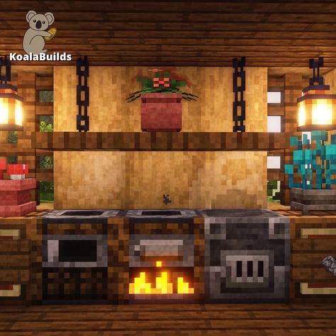 Cute Small Minecraft Kitchen, Minecraft Interior Design Small House, What To Put In Minecraft House, Rooms In Minecraft Houses, Minecraft Starter House Interior, Table In Minecraft Ideas, Minecraft 3x3 House Interior, Minecraft Survival Kitchen Ideas, Small Minecraft Interior Design