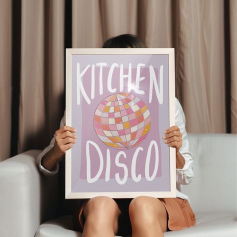 Swipe to see some of the new kitchen prints now available on my website 👉🏻 Can you sense a theme? 🍝😂 I guess I was hungry for pasta when designing them… . . . #pastaprints #kitchenprints #kitchenart #sweetlovepress #kitchendisco Kitchen Disco, Disco Art, Funky Kitchen, Fun Art Print, Dancing In The Kitchen, Illustrated Art, Muted Colours, Garden Artwork, Kitchen Prints