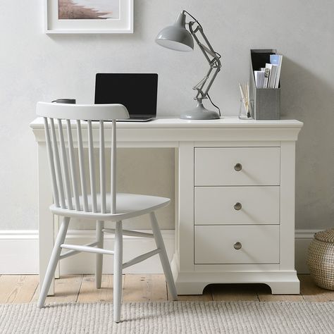 Visual Reference, Dressing Table Desk, Pedestal Desk, Quiet Corner, White Chair, Small Desk, Girl Needs, Office Desks, Study Table