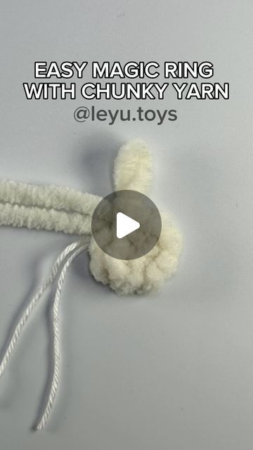 Leyu Toys on Instagram: "Does your chunky yarn break during the magic ring process? Here’s how I avoid yarn breakage. Magic ring with chunky yarn tip 🧶 Come back to provide feedback, and please follow us for added motivation to share more tips with you @leyu.toys #crochet #crochettips #häkeln #ganchillo #вязание #häkelnlernen #leyutoys #chunkyyarn" How To Make Chunky Yarn Out Of Regular Yarn, Amigurumi Free Pattern Chunky Yarn, What To Crochet With Chunky Yarn, Things To Crochet With Chunky Yarn, Chunky Yarn Projects Crochet, Extreme Crochet, Chunky Yarn Projects, Crochet Chunky Yarn, Ring Trick