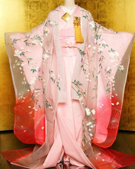 Furisode Kimono, Japanese Traditional Clothing, Kimono Japan, Traditional Japanese Kimono, Wedding Kimono, Kimono Design, Japanese Dress, Beautiful Kimonos, Japanese Outfits