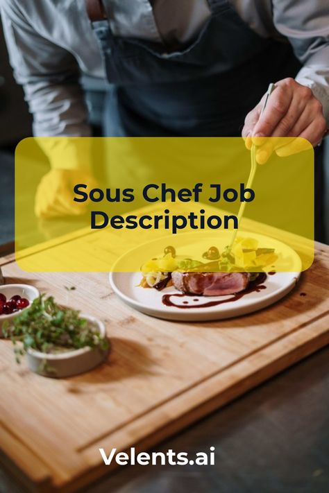 Sous Chef Job Description template includes a detailed overview of the key requirements, duties, responsibilities, and skills for this role. It's optimized for posting on online job boards or careers pages and easy to customize this template for your company. Chef Job Description, Chef Job, Food Safety And Sanitation, Chef Jobs, Job Description Template, Sous Chef, Easy Baking Recipes Desserts, Culinary School, Online Job