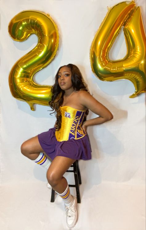 #kobeyear #24 #24thbirthday #happybirthday #photoshoot #outfitinspo #celebrate #lakers 24 birthday photo and outfit idea #kobeyear #24 #24thbirthday #happybirthday #photoshoot #outfitinspo #celebrate #lakers #kobebryant Kobe Birthday Photoshoot, Kobe Year Birthday Photoshoot, Jordan Birthday, 24 Birthday, 22 Birthday, Bday Shoot, Graduation Photography Poses, 24th Birthday, Birthday Shoot