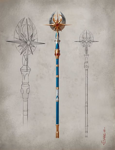 High Elf Staff T3b Warhammer Online, Staff Magic, Mark Evans, Fantasy Props, Cool Swords, Warhammer Fantasy, Fantasy Rpg, 판타지 아트, Fantasy Character Design