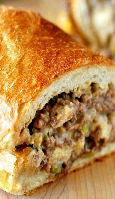 Crazy Bread, Italian Deli, Sausage And Peppers, French Bread, Mushroom Soup, Creamed Mushrooms, Worcestershire Sauce, Sandwich Recipes, 2 Cups