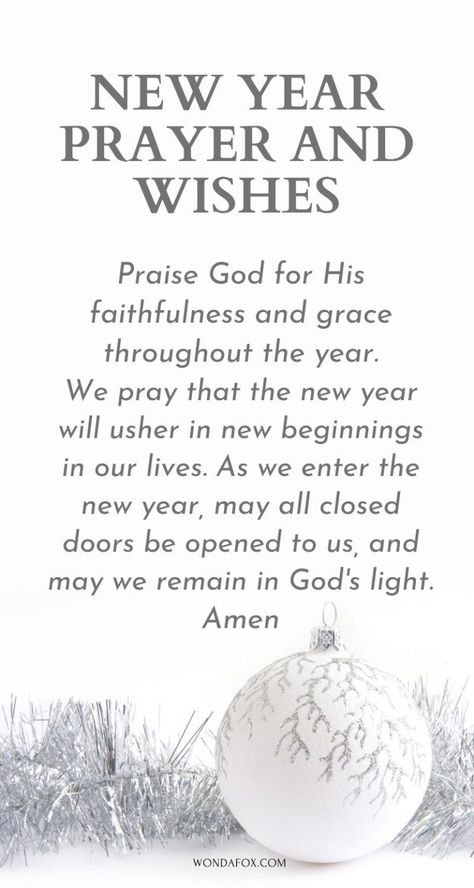 8 Important New Year Prayers - Wondafox New Year Prayers, Psalm Magic, New Years Prayer, New Year Wishes Quotes, Year Wallpaper, Sending Prayers, Happy New Year Message, Happy New Year Wallpaper, Father God