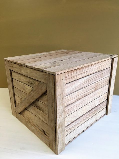 Crate Porch Decor, Crate Bed Frame, Wooden Crate Shelves, Milk Crate Storage, Wood Box With Lid, Crate Bench, Wooden Shipping Crates, Crate Decor, Anastasia Musical