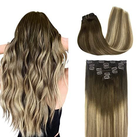 Remy Hair Extensions Clip in Balayage Walnut Brown to Ash Brown and Bleach Blonde Extension Photoshoot, Brown To Ash Brown, Extension Aesthetic, How To Bayalage Hair, Brown Ponytail, Thick Hair Extensions, Wedding Hair Extensions, Extensions Ponytail, Caramel Blonde Hair