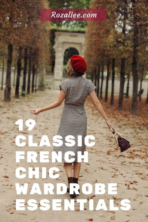 19 Classic French Chic Wardrobe Essentials French Parisian Style, French Chic Outfits, French Inspired Outfits, French Style Parisian Chic, Chic Wardrobe Essentials, French Wardrobe Essentials, French Wardrobe Basics, Style Parisian Chic, Parisian Style Outfit