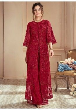 Net Dresses Pakistani, Net Dress Design, Mode Kimono, Net Dress, Palazzo Suit, Pakistani Fashion Casual, Pakistani Fancy Dresses, Palazzo Pant, Simple Pakistani Dresses