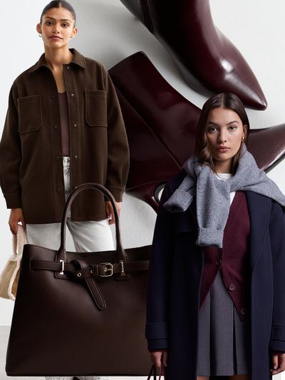 Everything We Love From New Look’s Autumn Collection City Breaks Europe, Wool Jackets, Patent Boots, Suede Tote, Boots Suede, Autumn Collection, Denim Trends, Mohair Sweater, Knitting Accessories