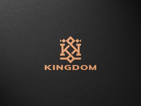 Kingdom Logo Symbol Concept by James Wilson Kingdom Logo, Law Firm Logo Design, Dental Logo Design, James Wilson, K Logos, Architecture Logo, Church Logo, Medical Logo Design, Finance Logo