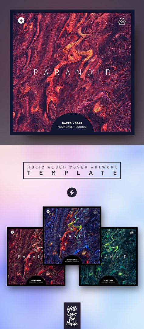 Abstract fantasy design – music album cover art template. Easy to edit and customize photoshop PSD template. #albumcover #albumartwork #psdtemplate #artworktemplate #musicartwork Music Album Design Ideas, Music Cover Art Design Template, Album Art Graphic Design, Abstract Album Covers, Cover Music Design Ideas, Cover Cd Design, Music Cover Design Ideas, Music Artwork Album Covers, Cover Art Design Music