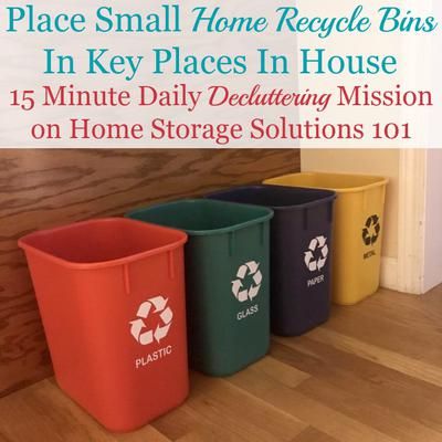 Recycle Organization, Recycle Bins, White Bathroom Storage, Recycling Storage, Top Bathroom Design, Recycling Station, Clutter Control, Recycling Information, Bathroom Basket Storage