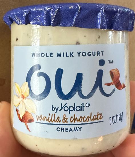 Oui Yogurt, Food Inspired, Yogurt Flavors, Hershey Chocolate, Vanilla Chocolate, Whole Milk, Coffee Flavor, Food Items, New Recipes