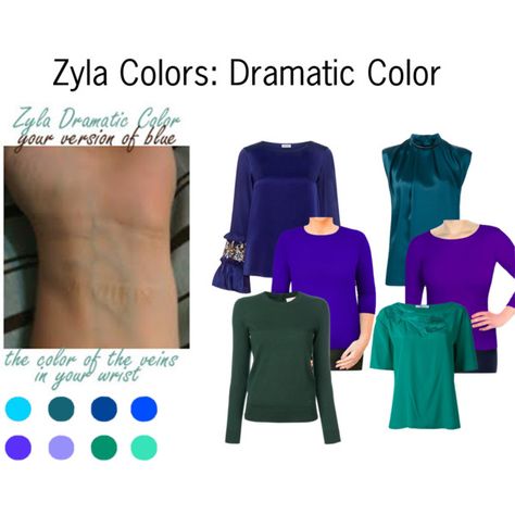 Zyla Colors: Dramatic Color by expressingyourtruth on Polyvore featuring Tory Burch, SUNO New York, Blumarine, Kosher Casual and Lanvin Zyla Summer, Declutter Wardrobe, John Kitchener, Buoyant Spring, David Zyla, Zyla Colors, Color Knowledge, Winter Palette, True Autumn