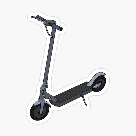 Get my art printed on awesome products. Support me at Redbubble #RBandME: https://www.redbubble.com/i/sticker/Awesome-electric-scooter-by-shopdiego/146990807.EJUG5?asc=u Electric Scooter Design, Scooter Design, Great Design, Electric Scooter, Scooters, If You Love, Science Poster, Sticker Design, Stranger Things Fanart