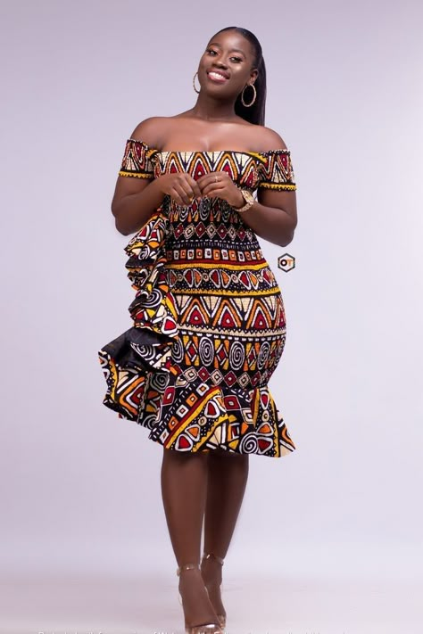 Short Gown Ankara Styles, Latest Ankara Short Gown Styles, Chitenge Dresses, Latest Ankara Short Gown, Short Gown Styles, Simple Dress Styles, Ankara Dress Designs, Ankara Short, Ankara Short Gown Styles