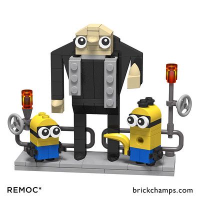 LEGO Minions - Despicable Me (Tutorial) | Always wanted to m… | Flickr Gru And Minions, Lego Minion, Easy Lego Creations, Amazing Lego Creations, Minions Despicable Me, Lego Creative, The Minions, Lego Builds, Lego Minifigures