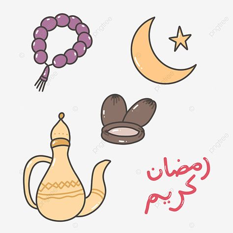 Ramadan Doodles, Drawing Ramadan, Ramadan Drawing, Ramadan Cookies, Ramadan Clipart, Ramadan Png, Doodle Clipart, Summer Drink Cocktails, Leaves Doodle