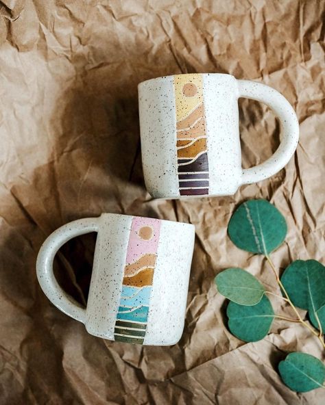 Cute Handmade Mugs - Handmade Ceramic Mugs on eco club Eco Club, Handmade Ceramic Mugs, Diy Keramik, Ceramic Cafe, Mugs Handmade, Diy Pottery Painting, Handmade Mugs, Cerámica Ideas, Tanah Liat