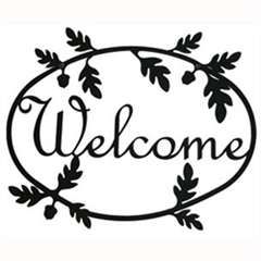 Wrought Iron Acorn Welcome Sign Wrought Iron Sign, Metal Welcome Sign, Drawing Black And White, Welcome Home Signs, Farm Christmas, Acorn And Oak, Oak Leaves, Oak Leaf, Christmas Drawing