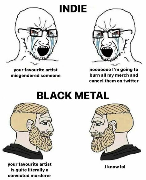 Metal Meme, Black Metal Art, Silly Bands, Band Humor, Heavy Metal Music, Band Memes, Music Humor, Music Memes