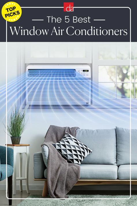 If you don’t have central air conditioning, a window AC is the best option to stay comfortable and cool! Window air conditioners are energy-efficient, inexpensive, and still provide excellent cooling performance. In this article, we break down what you need to know about window air conditioners and review our top five picks of the best window air conditioners of the year! Window Ac, Window Air Conditioners, Window Air Conditioner, Window Types, Best Windows, Central Air Conditioning, Air Conditioners, Central Air, Energy Efficient