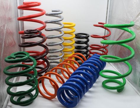 Factory price production Auto Suspension Spring Coil spring is made of spring steel, can be made of constant stiffness of equal pitch or variable stiffness of variable pitch. Coil springs vary in wire thickness, number of coils and their density. #AutoCoilSpring #CoilSpring #AutoGasSpring #StainlessSteelSpring #SteelSpring #Automotive #AutoParts #Suspension #CarRepair Tire Tread, Spring Steel, Commercial Vehicle, Offroad Vehicles, Shock Absorber, Coils, The Struts, Density, Springs