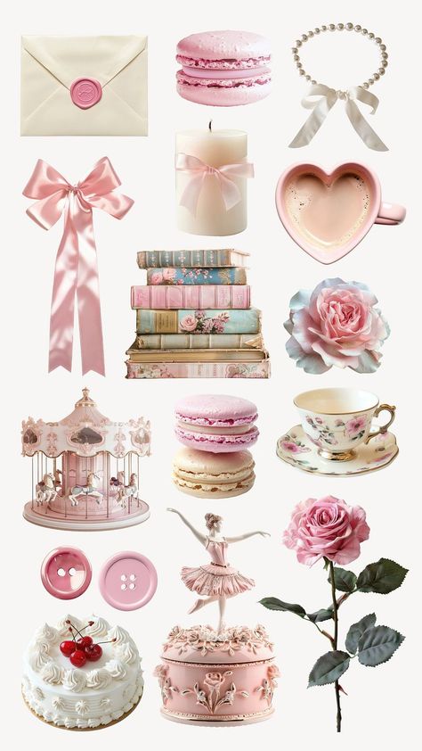 Pink coquette aesthetic design element | Free Photo - rawpixel Aesthetic Ballet, Cute Collage, Heart Shaped Candles, About Heart, Cute Envelopes, Scrapbook Printing, Cute Coquette, Cowgirl Art, Tea And Books