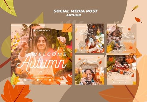 Social Media Advertising Design, About Instagram, Instagram Autumn, Nature Instagram, Dance Lessons, Autumn Leaf, Instagram Post Template, Advertising Design, Post Templates