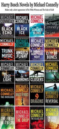 Michael Connelly Books, Harry Bosch, Michael Connelly, Detective Series, James Patterson, Mystery Novels, Mystery Books, Favorite Authors, I Love Books